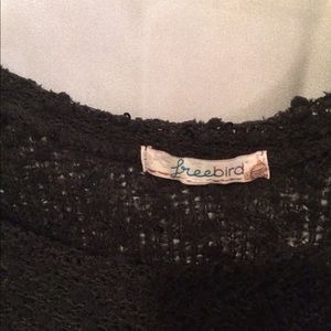 Black sequin sweater